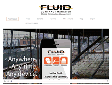 Tablet Screenshot of fluidcm.com